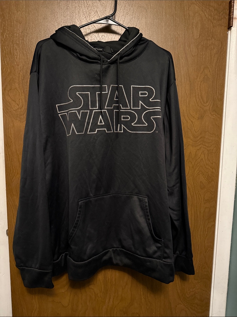Star Wars Black Logo Pullover Hoodie XXL